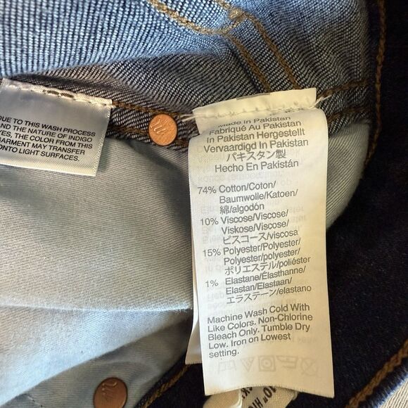 Madewell 10" High Rise Skinny Jeans Women's Size 29 Dark Wash Denim Boho Casual - Picture 12 of 12